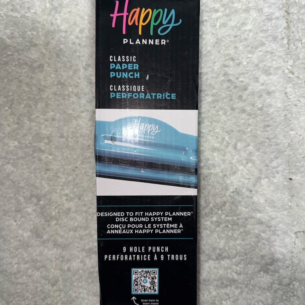 Happy Planner Turquoise Paper Punch